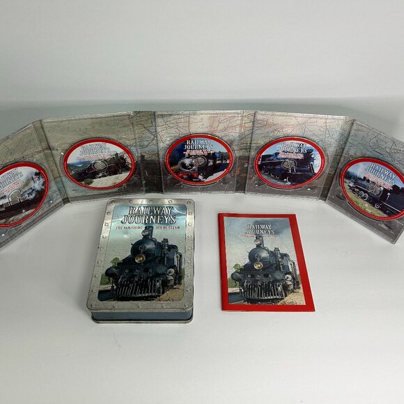 Railway Journeys The Vanishing Age Of Steam DVD Tin Set - Picture 5 of 7